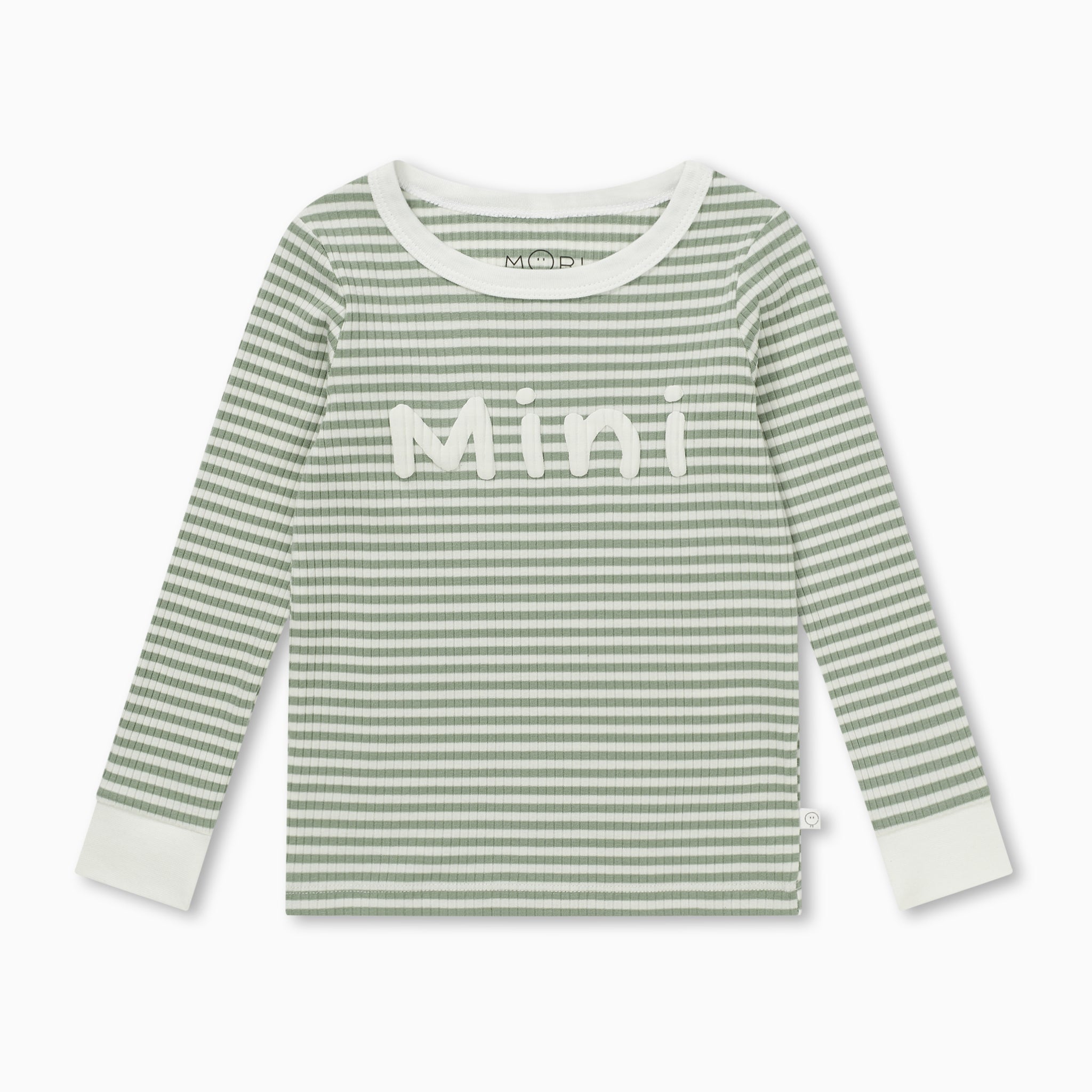 MatchingFamilyRibbedSageStripePyjamas_2-3_1