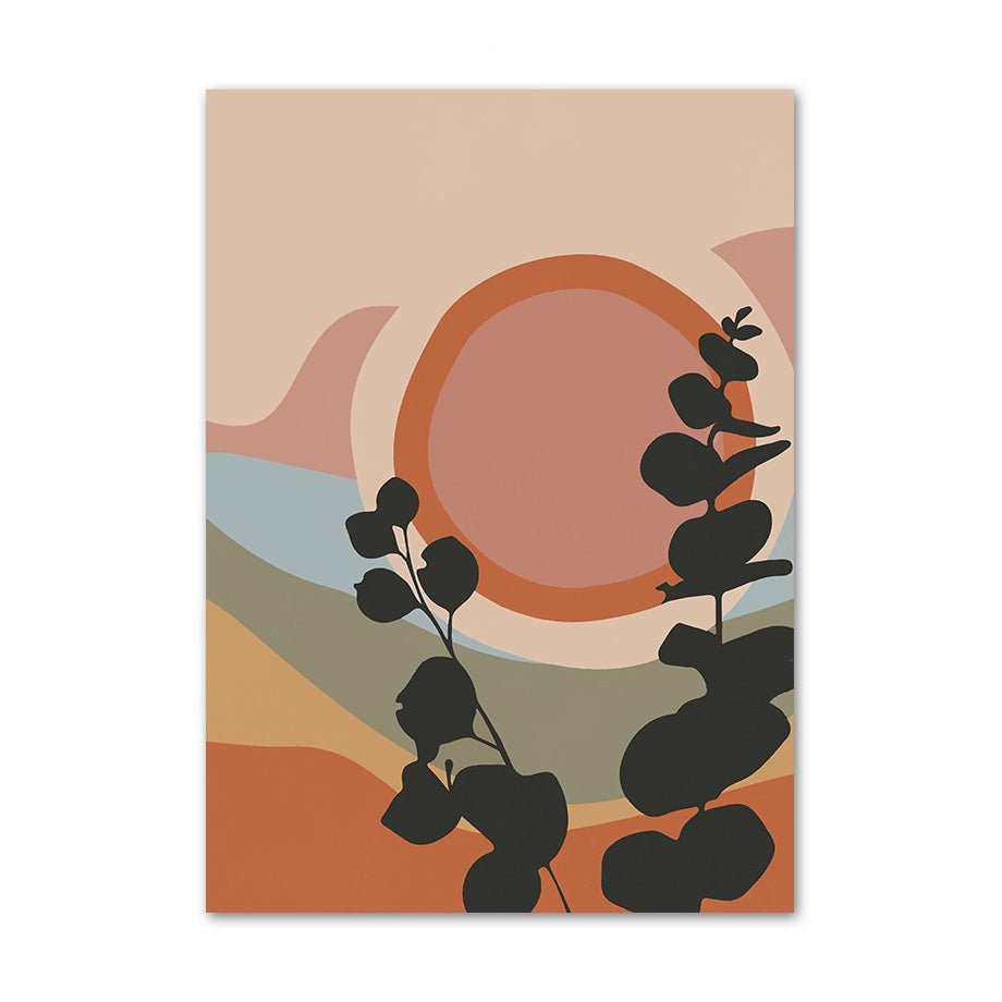 abstract-style-leavesrainbow-wall-artwall-decorliving-simply-house-272532 Wall Decor Abstract Style Leaves/Rainbow Wall Art - Living Simply House