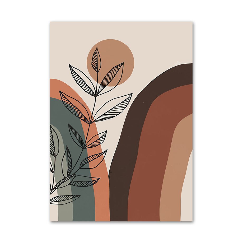 abstract-style-leavesrainbow-wall-artwall-decorliving-simply-house-389885 Wall Decor Abstract Style Leaves/Rainbow Wall Art - Living Simply House