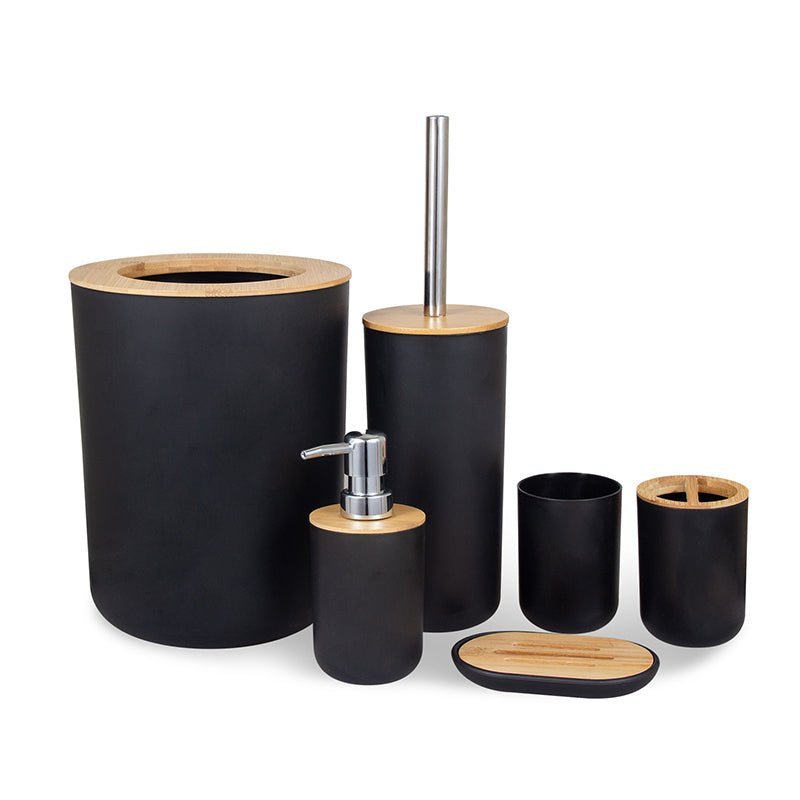 bamboo-bathroom-set-6pcbathroom-accessoriesliving-simply-house-254196 Bathroom Accessories Bamboo Bathroom Set (6Pc) - Living Simply House