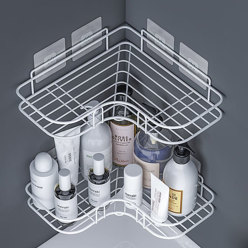 bathroom-corner-shower-shelvesbathroom-accessoriesliving-simply-house-457854 Bathroom Accessories Bathroom Corner Shower Shelves - Living Simply House
