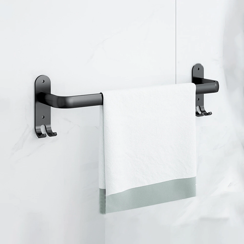black-metal-bathroom-towel-railbathroom-accessoriesliving-simply-house-130367 Bathroom Accessories Black Metal Bathroom Towel Rail - Living Simply House