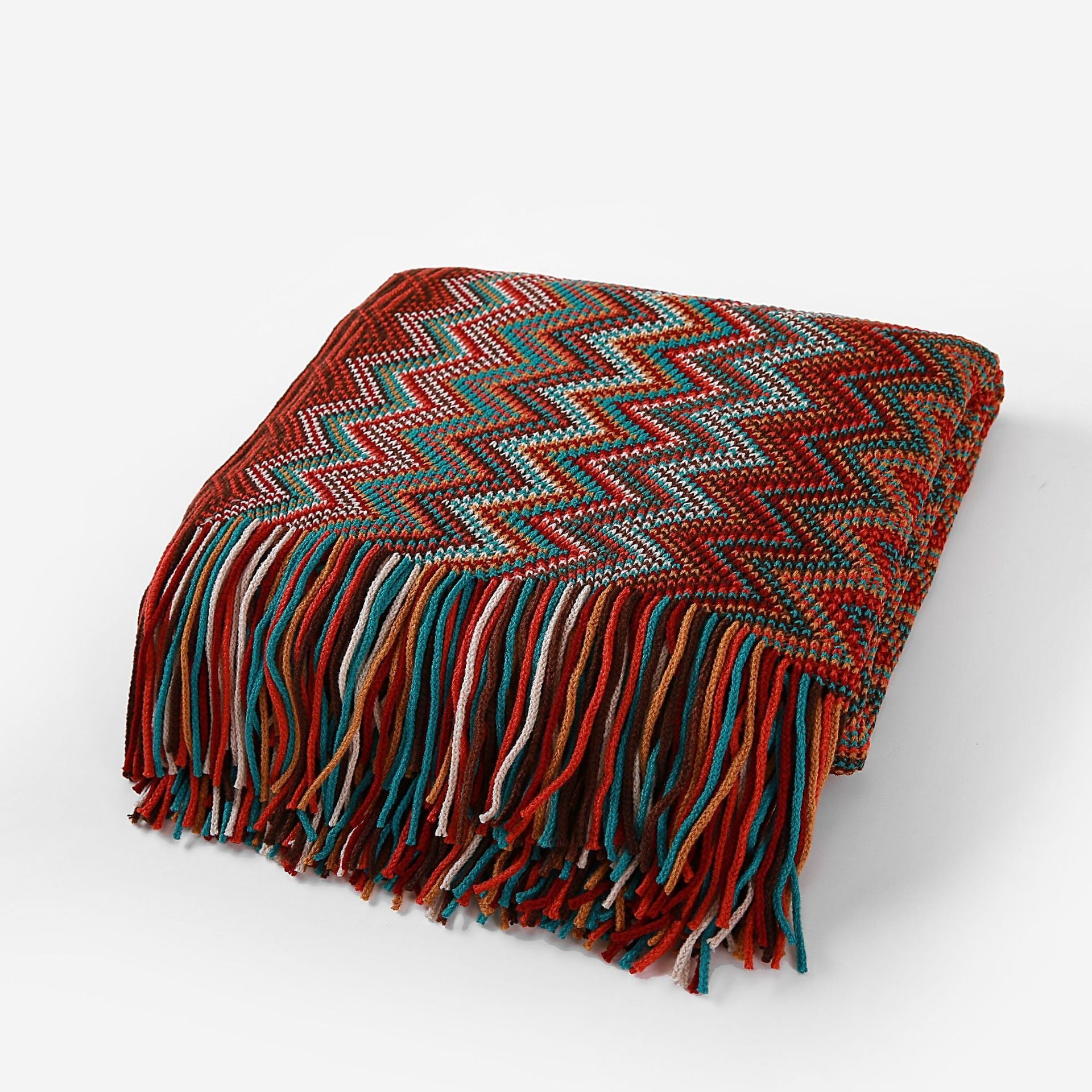 bohemian-knitted-striped-blanketblankets-and-throwsliving-simply-house-162388 Blankets and Throws Bohemian Knitted Striped Blanket - Living Simply House