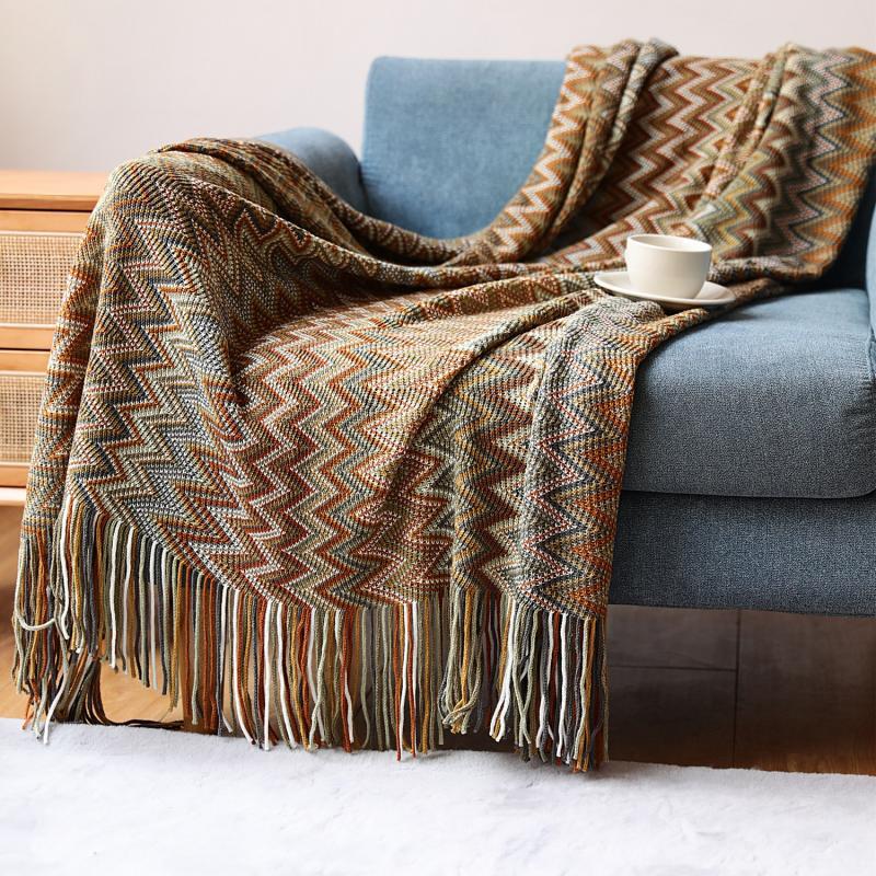 bohemian-knitted-striped-blanketblankets-and-throwsliving-simply-house-863017