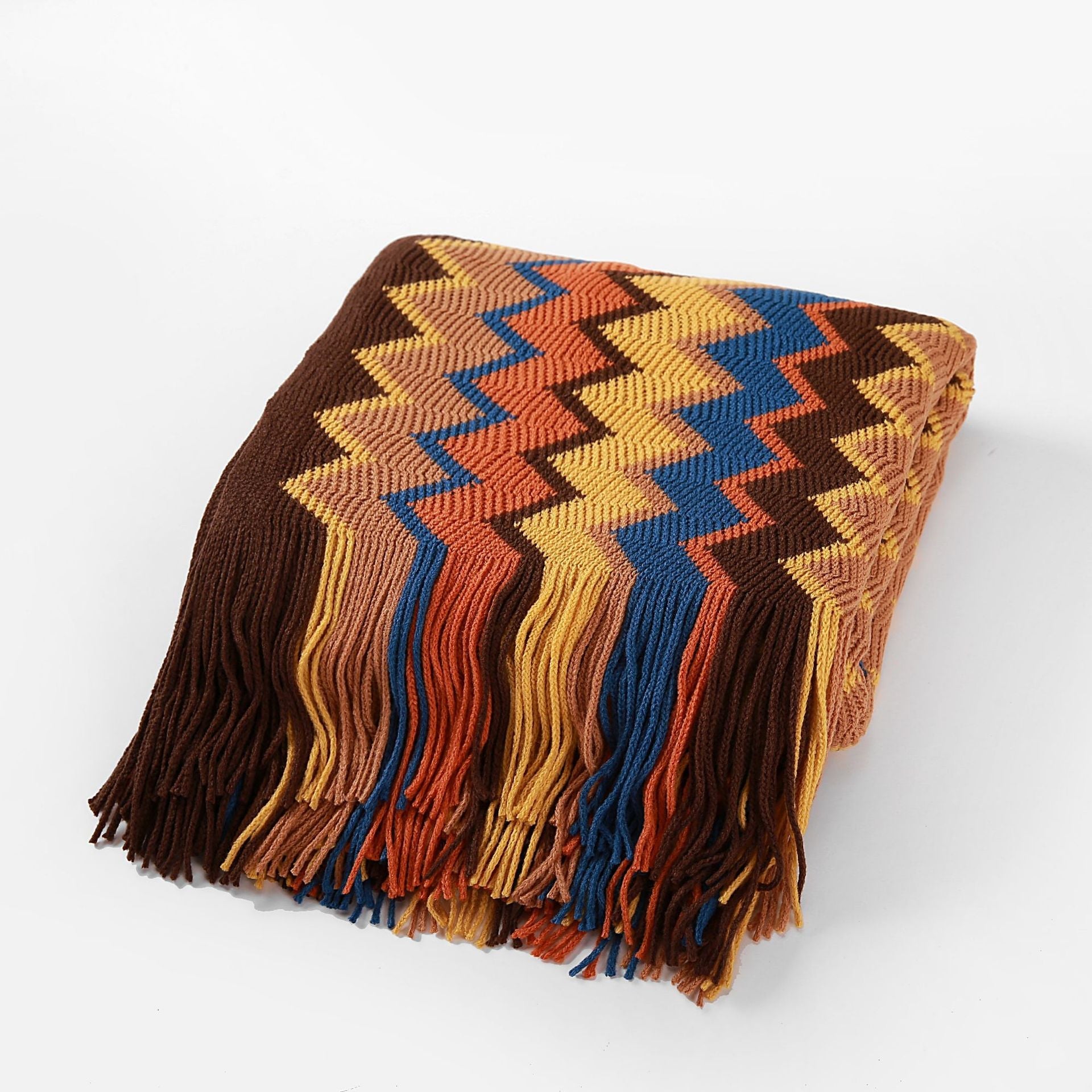 bohemian-knitted-striped-blanketblankets-and-throwsliving-simply-house-996903 Blankets and Throws Bohemian Knitted Striped Blanket - Living Simply House