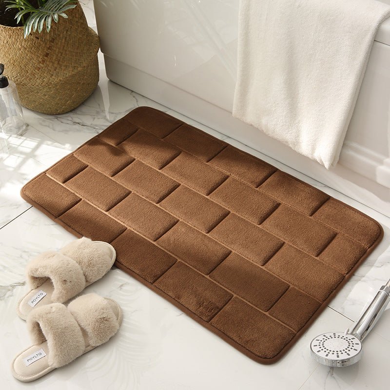 brickwork-pattern-bathroom-matbath-and-shower-matsliving-simply-house-566953 Bath and Shower Mats Brickwork Pattern Bathroom Mat - Living Simply House