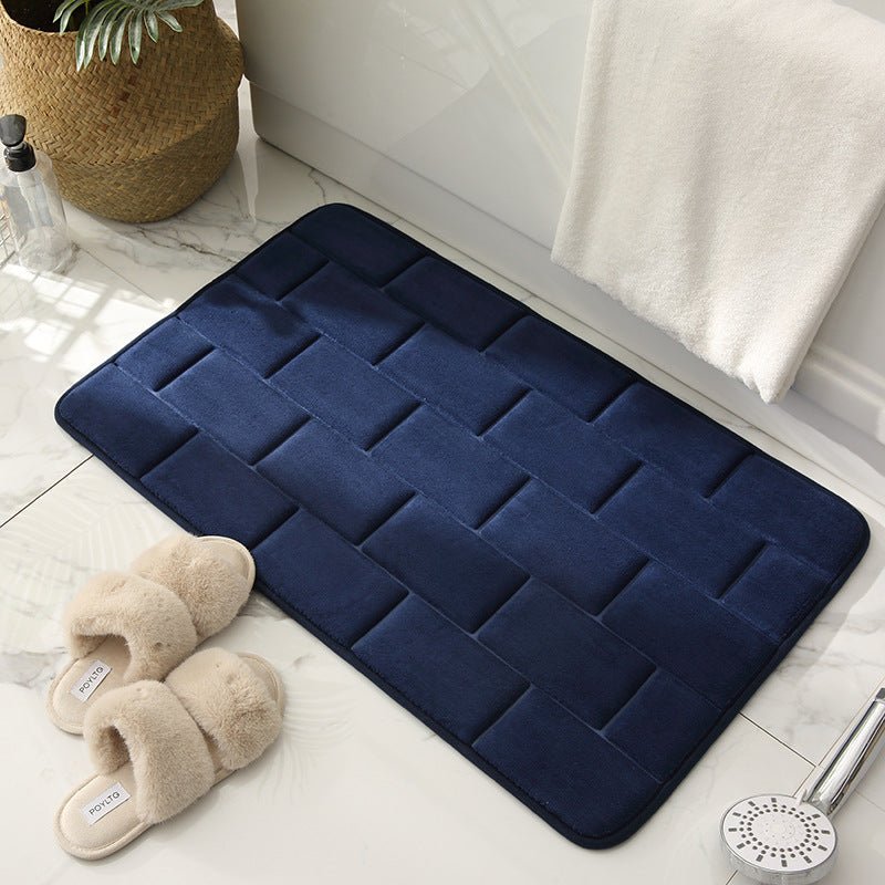 brickwork-pattern-bathroom-matbath-and-shower-matsliving-simply-house-755288 Bath and Shower Mats Brickwork Pattern Bathroom Mat - Living Simply House