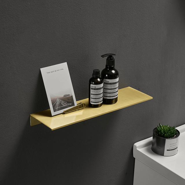 brushed-aluminum-bathroom-shelvesshelvingliving-simply-house-154139 Shelving Brushed Aluminum Bathroom Shelves - Living Simply House