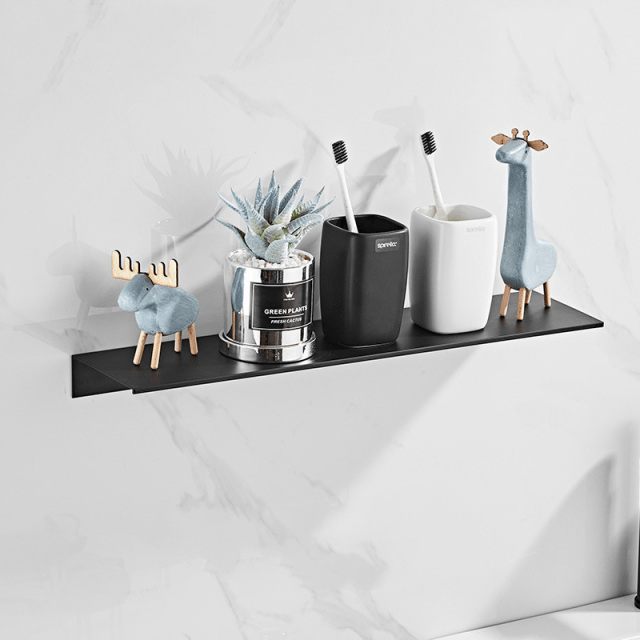 brushed-aluminum-bathroom-shelvesshelvingliving-simply-house-343349 Shelving Brushed Aluminum Bathroom Shelves - Living Simply House