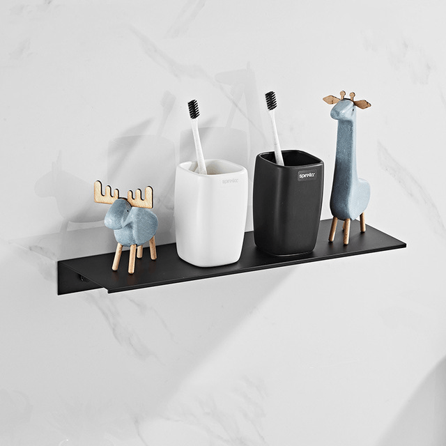 brushed-aluminum-bathroom-shelvesshelvingliving-simply-house-903474 Shelving Brushed Aluminum Bathroom Shelves - Living Simply House