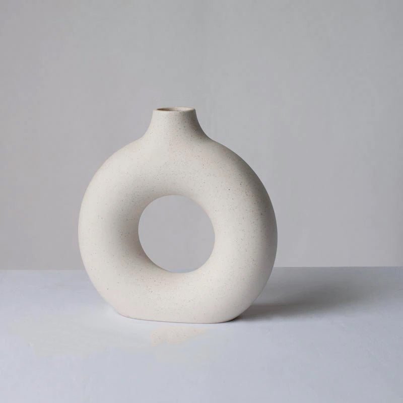 ceramic-donut-vasevaseliving-simply-house-172802 Vase Ceramic Donut Vase - Living Simply House