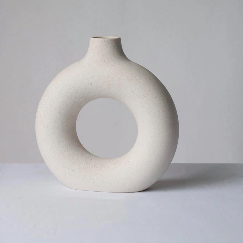 ceramic-donut-vasevaseliving-simply-house-548037 Vase Ceramic Donut Vase - Living Simply House