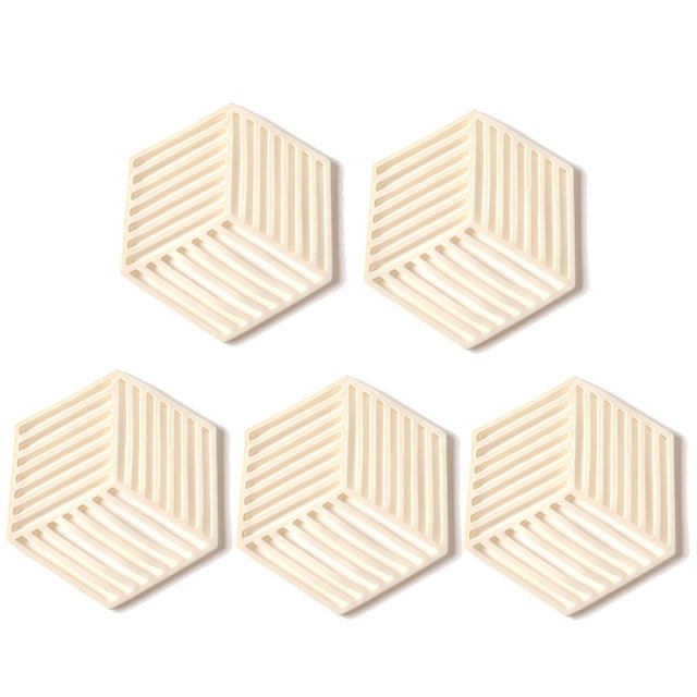geometric-silicone-pan-trivets-5pccoastersliving-simply-house-338008 Coasters Geometric Silicone Pan Trivets (5pc) - Living Simply House