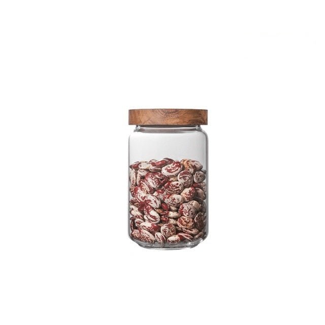 glass-jars-with-wooden-lidskitchenliving-simply-house-147643 Kitchen Glass Jars with Wooden Lids - Living Simply House