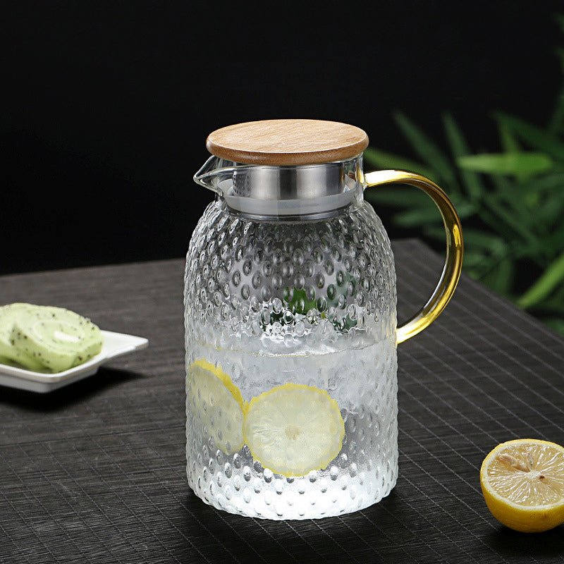 heatproof-stippled-glass-jugdrinkswareliving-simply-house-704553 Drinksware Heatproof Stippled Glass Jug - Living Simply House