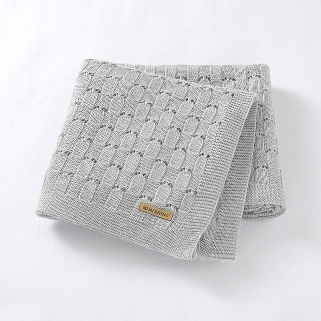 knitted-baby-blanket-483880 Children's Knitted Baby Blanket - Living Simply House