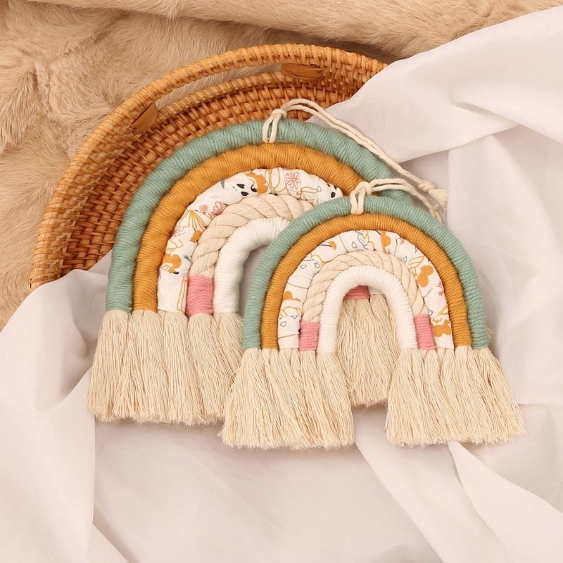 macrame-rainbow-wall-hanging-223980 Wall Decor Macrame Rainbow Wall Hanging - Living Simply House