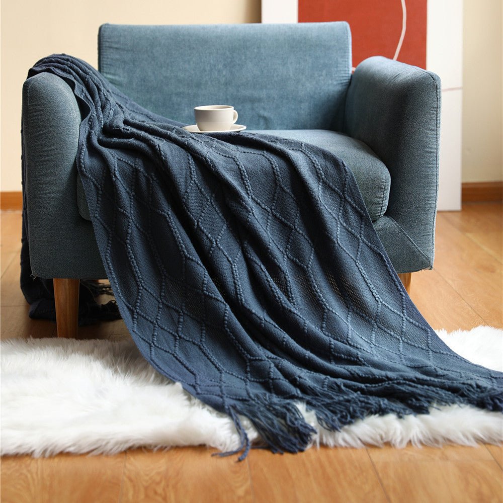 nordic-knitted-diamond-blanketblankets-and-throwsliving-simply-house-809791 Blankets and Throws Nordic Knitted Diamond Blanket - Living Simply House