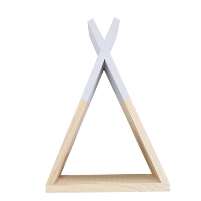 nordic-nursery-wooden-teepee-shelfchildrensliving-simply-house-233819 Children's Nordic Nursery Wooden Teepee Shelf - Living Simply House