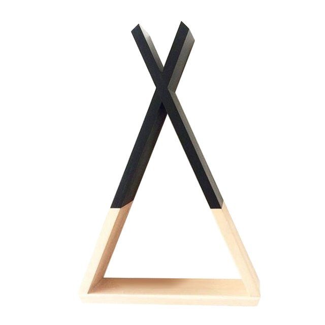 nordic-nursery-wooden-teepee-shelfchildrensliving-simply-house-290973 Children's Nordic Nursery Wooden Teepee Shelf - Living Simply House