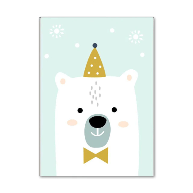nordic-style-zoo-animal-prints-581350 Children's Nordic Style Zoo Animal Prints - Living Simply House