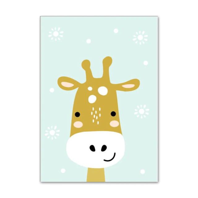 nordic-style-zoo-animal-prints-585853 Children's Nordic Style Zoo Animal Prints - Living Simply House