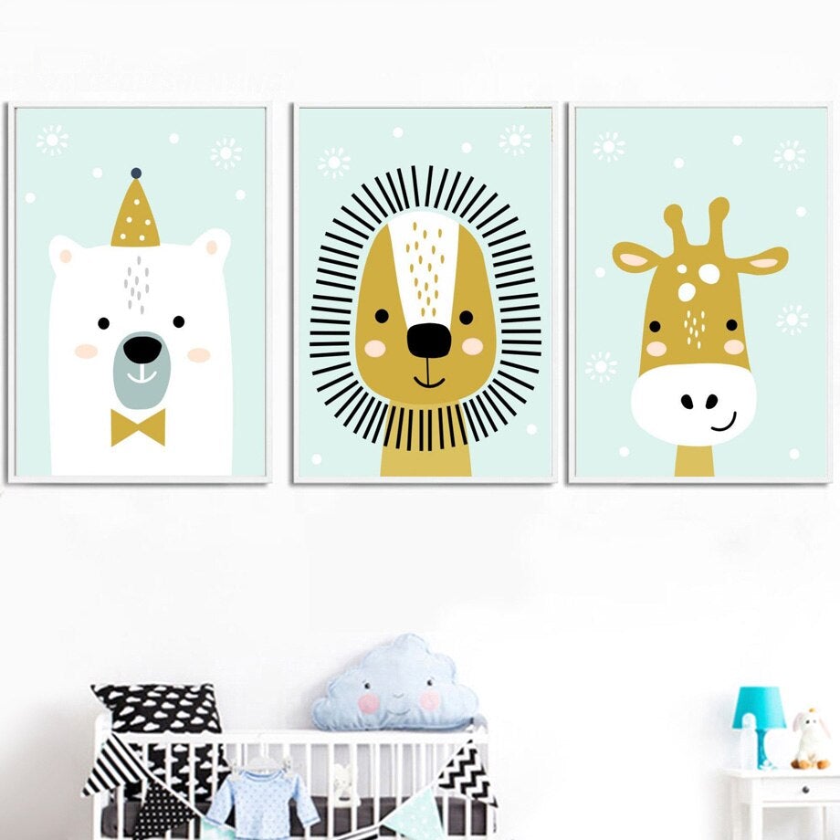nordic-style-zoo-animal-prints-745617