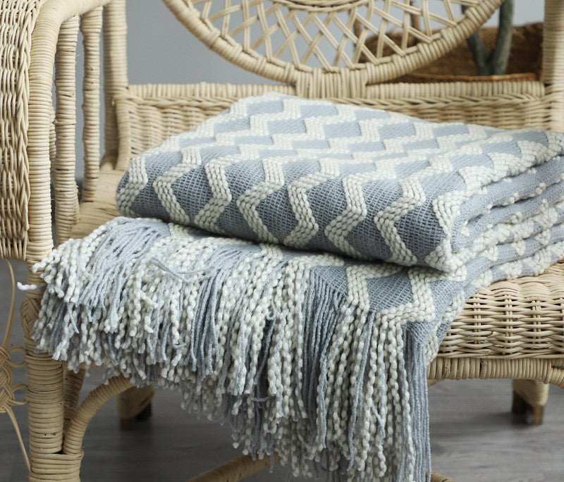 nordic-two-tone-knitted-blanketblankets-and-throwsliving-simply-house-425469 Blankets and Throws Nordic Two-Tone Knitted Blanket - Living Simply House