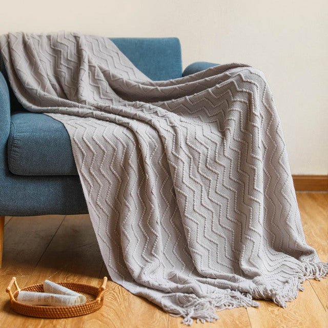nordic-zigzag-knitted-blanketblankets-and-throwsliving-simply-house-153660 Blankets and Throws Nordic Zigzag Knitted Blanket - Living Simply House