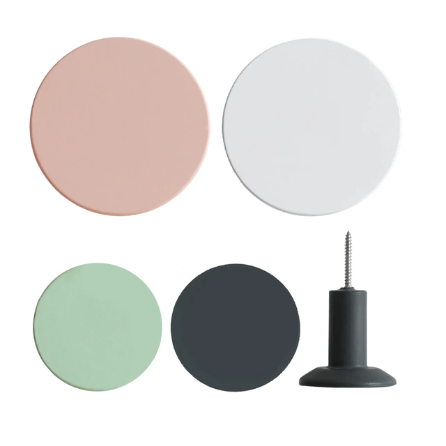 pastel-dot-hooks-set-of-4-160548 Wall Decor Pastel Dot Hooks (Set of 4) - Living Simply House