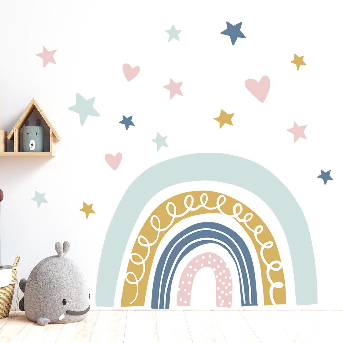 pastel-hearts-and-stars-rainbow-wall-stickerchildrensliving-simply-house-110214