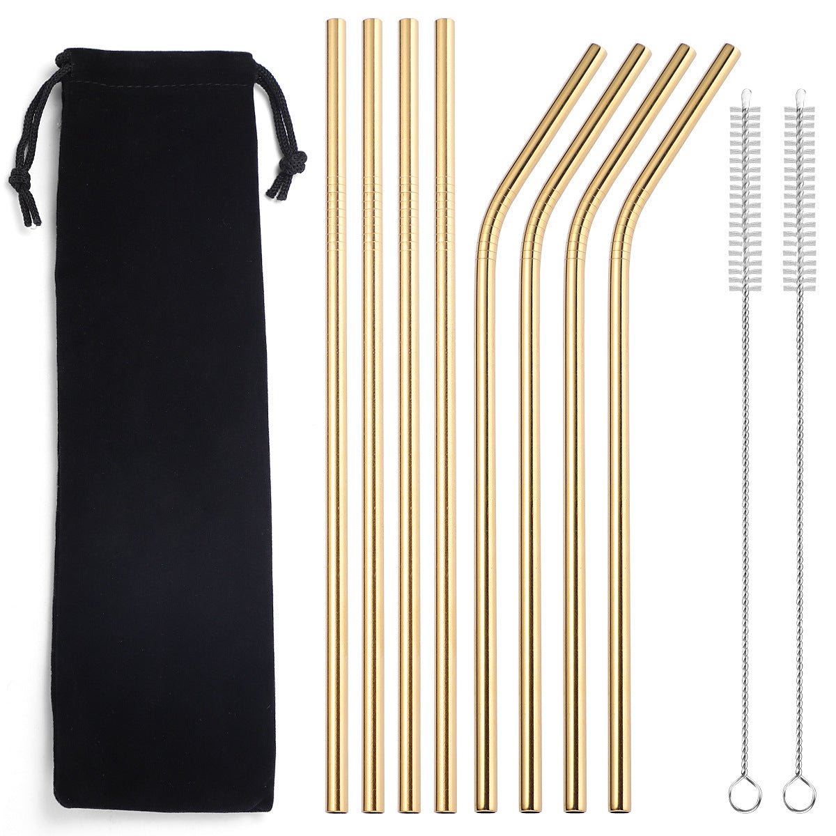 reusable-metal-drinking-straws-8pcdrinkswareliving-simply-house-317369 Drinksware Reusable Metal Drinking Straws (8pc) - Living Simply House