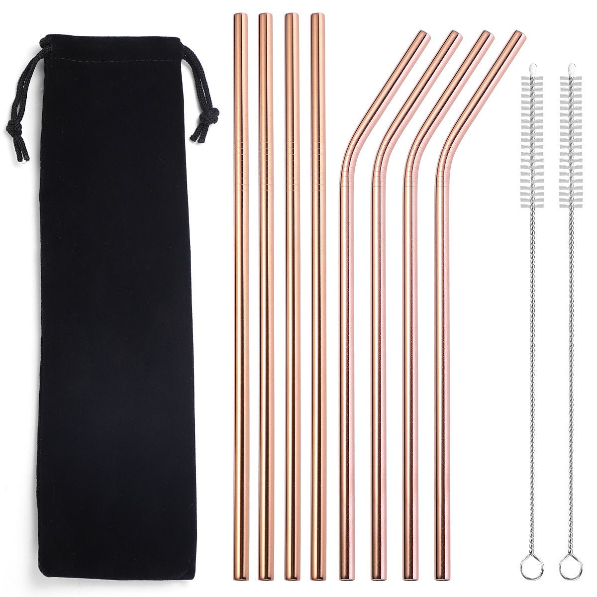 reusable-metal-drinking-straws-8pcdrinkswareliving-simply-house-451578 Drinksware Reusable Metal Drinking Straws (8pc) - Living Simply House