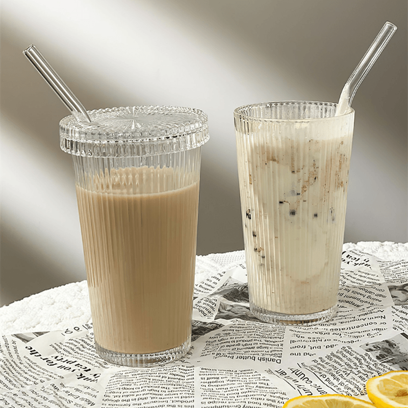 ridged-glass-cup-with-strawdrinkswareliving-simply-house-909778