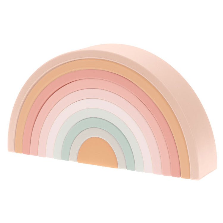 silicone-building-block-rainbowchildrensliving-simply-house-352641 Children's Silicone Building Block Rainbow - Living Simply House
