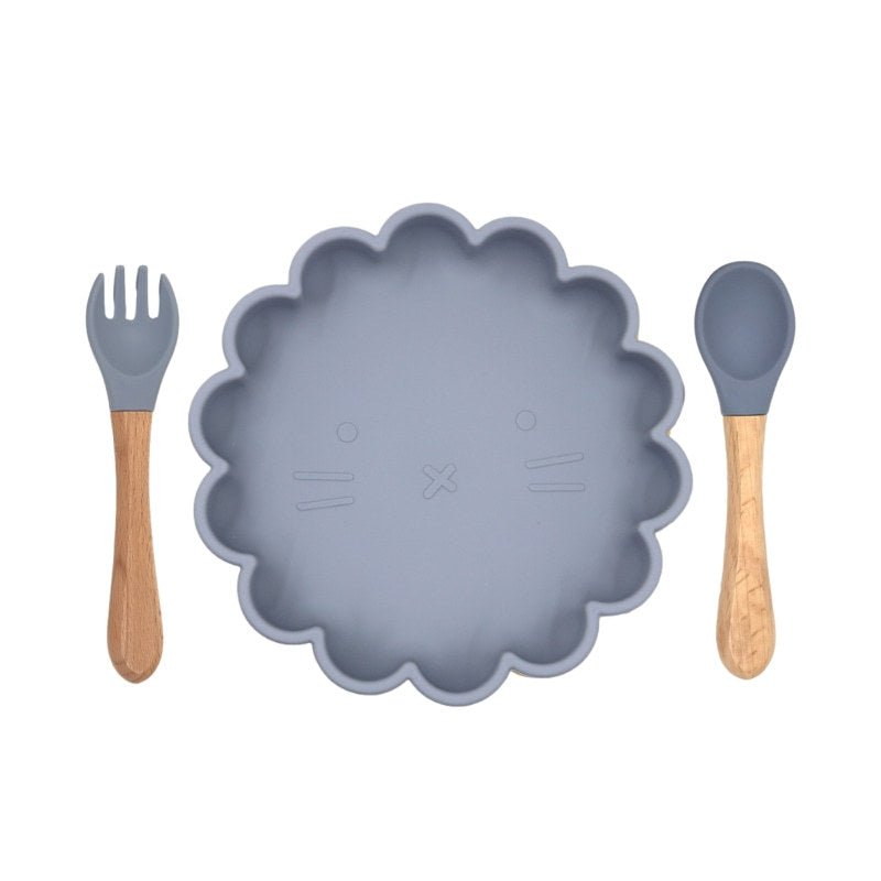 silicone-lion-plateschildrensliving-simply-house-106110 Children's Silicone Lion Plates - Living Simply House