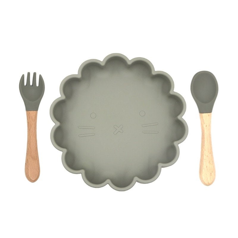 silicone-lion-plateschildrensliving-simply-house-963008 Children's Silicone Lion Plates - Living Simply House