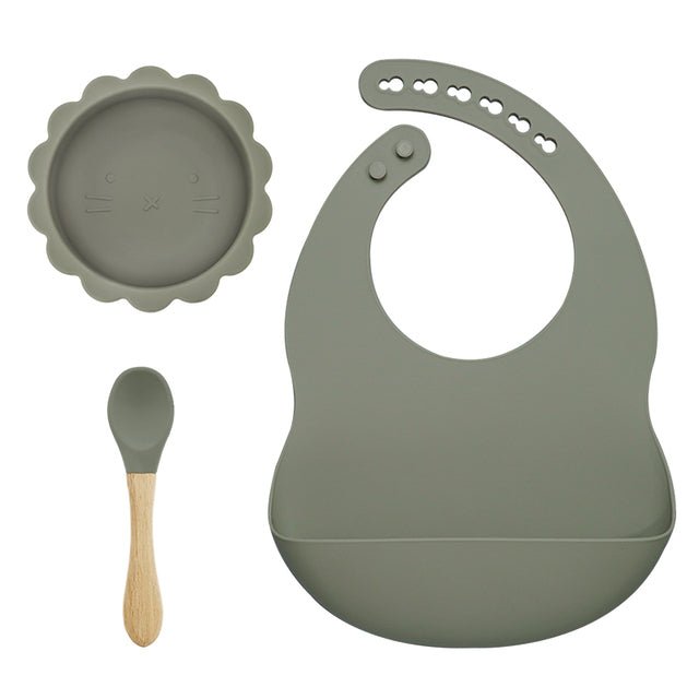 silicone-lion-tableware-and-bibchildrensliving-simply-house-187269 Children's Silicone Lion Tableware and Bib - Living Simply House