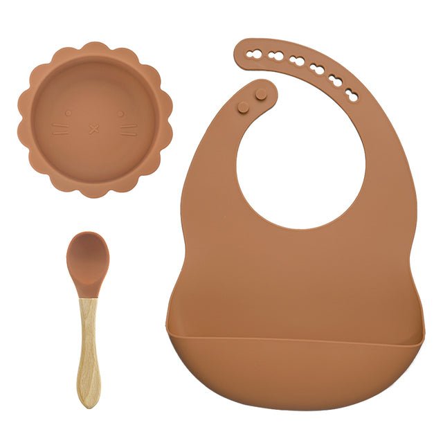 silicone-lion-tableware-and-bibchildrensliving-simply-house-517347 Children's Silicone Lion Tableware and Bib - Living Simply House