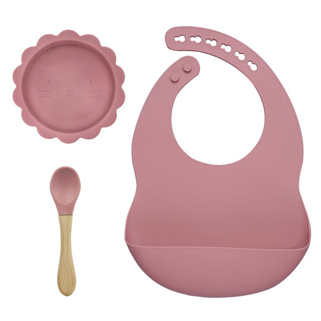 silicone-lion-tableware-and-bibchildrensliving-simply-house-549216 Children's Silicone Lion Tableware and Bib - Living Simply House
