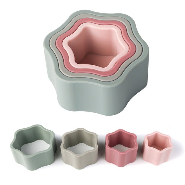 silicone-stacking-cupschildrensliving-simply-house-193809 Children's Silicone Stacking Cups - Living Simply House