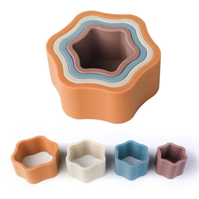 silicone-stacking-cupschildrensliving-simply-house-351684 Children's Silicone Stacking Cups - Living Simply House