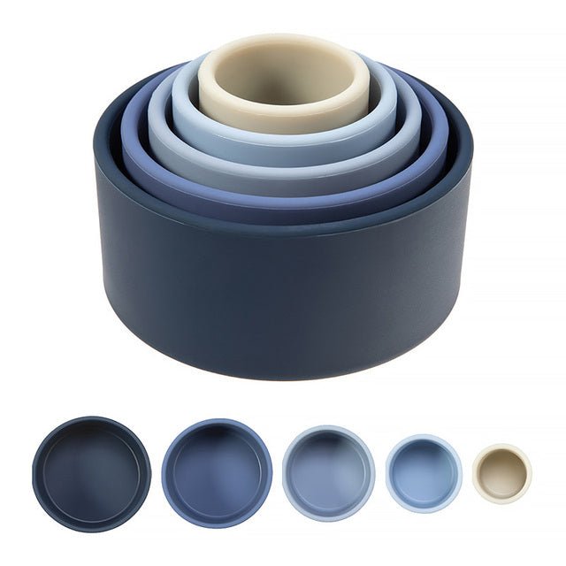silicone-stacking-cupschildrensliving-simply-house-734396 Children's Silicone Stacking Cups - Living Simply House
