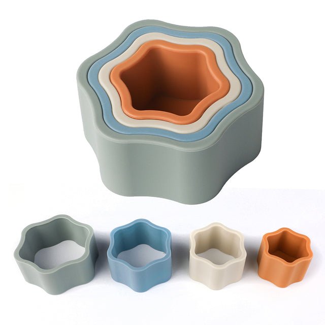 silicone-stacking-cupschildrensliving-simply-house-819519 Children's Silicone Stacking Cups - Living Simply House