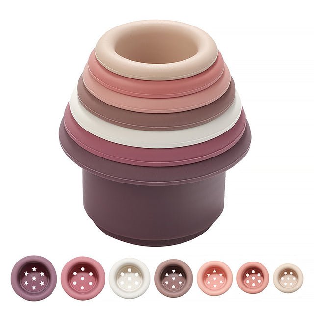 silicone-stacking-cupschildrensliving-simply-house-878612 Children's Silicone Stacking Cups - Living Simply House