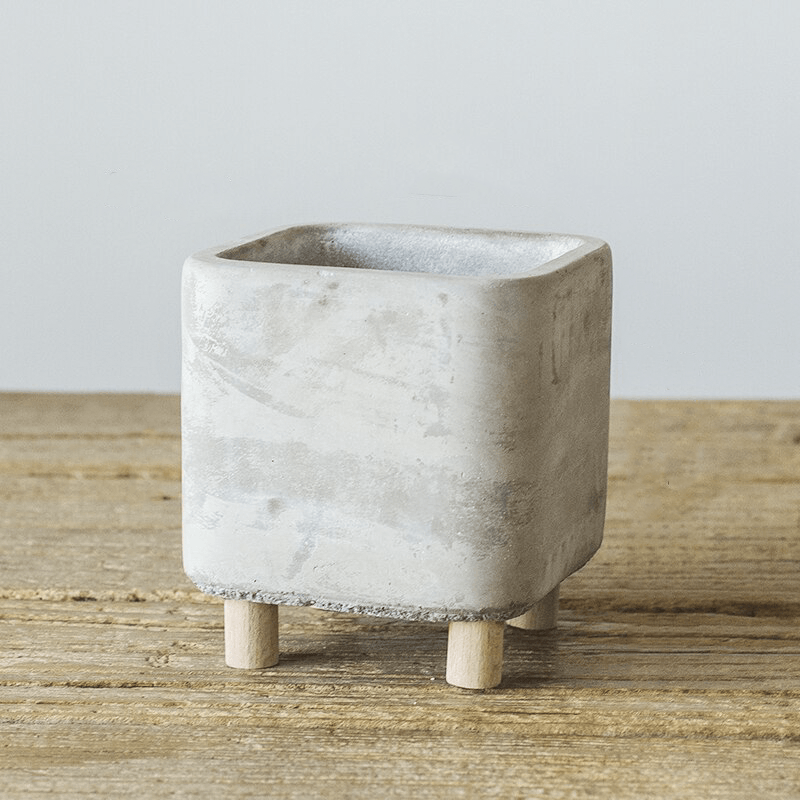 square-concrete-planterplantersliving-simply-house-457903 Planters Square Concrete Planter - Living Simply House
