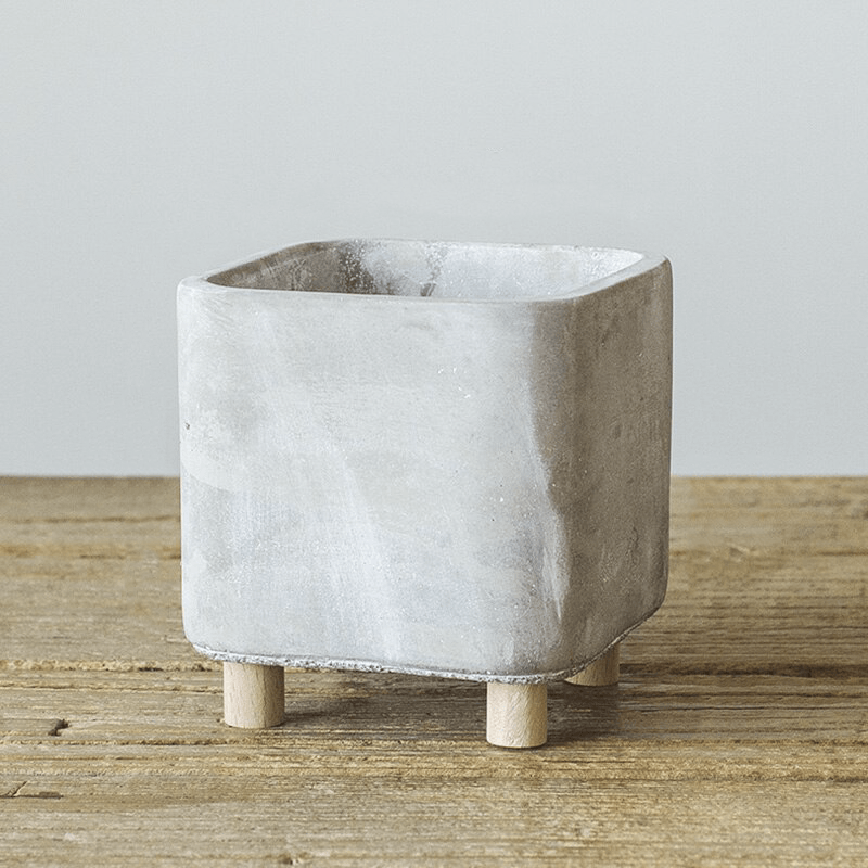 square-concrete-planterplantersliving-simply-house-580666 Planters Square Concrete Planter - Living Simply House