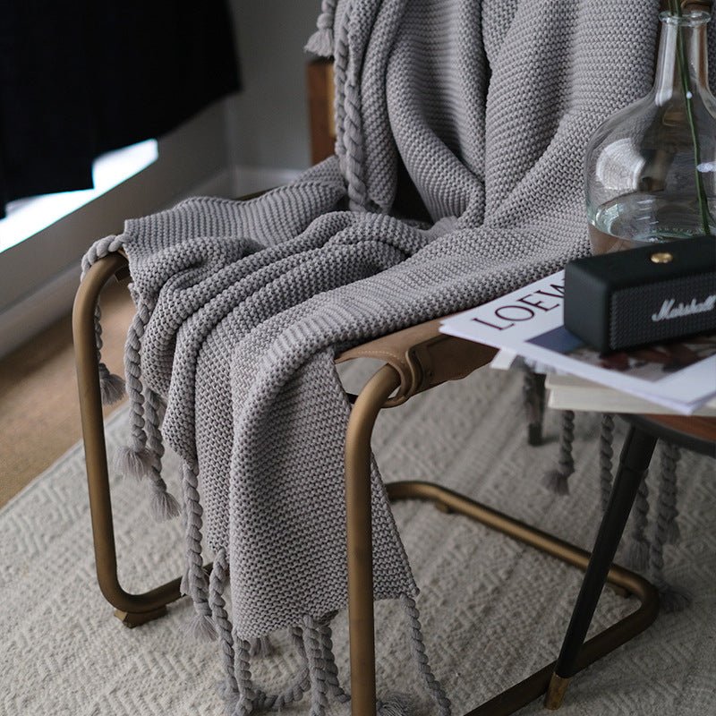 tassel-woolen-blanketblankets-and-throwsliving-simply-house-912239 Blankets and Throws Tassel Woolen Blanket - Living Simply House