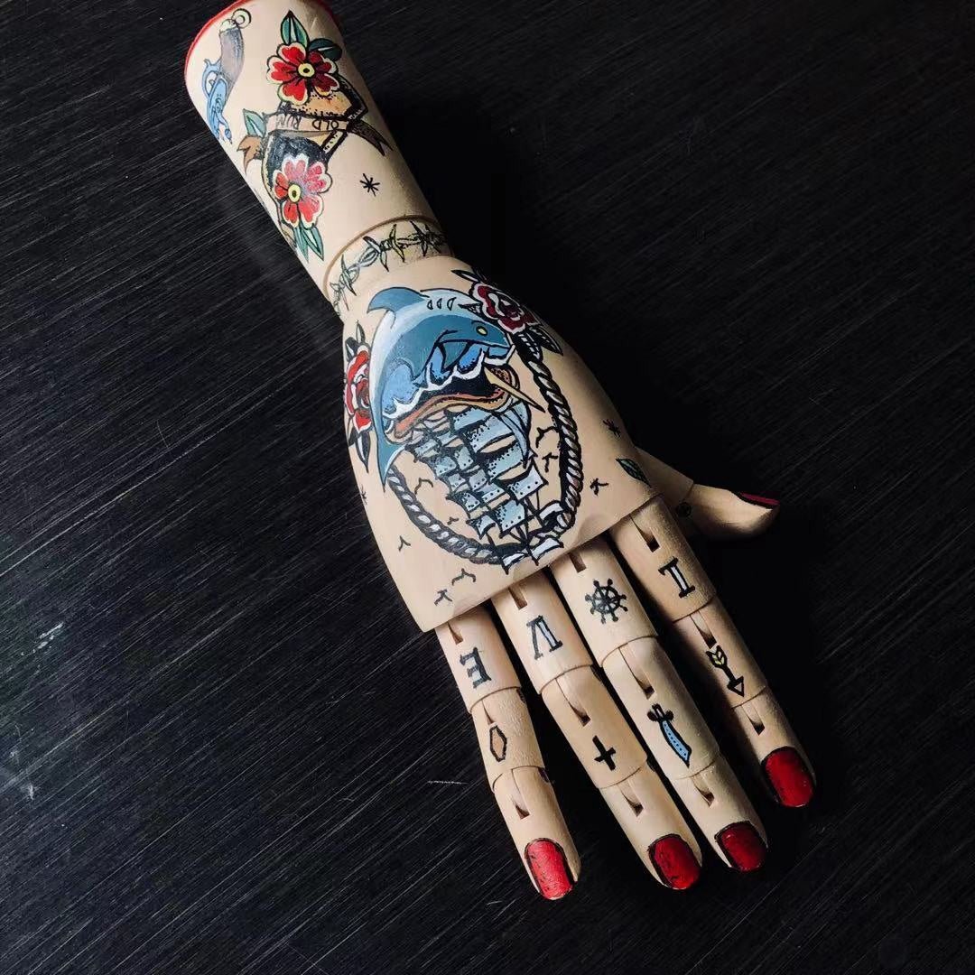 tattooed-mannequin-handsornamentalliving-simply-house-813272 Ornamental Tattooed Mannequin Hands - Living Simply House