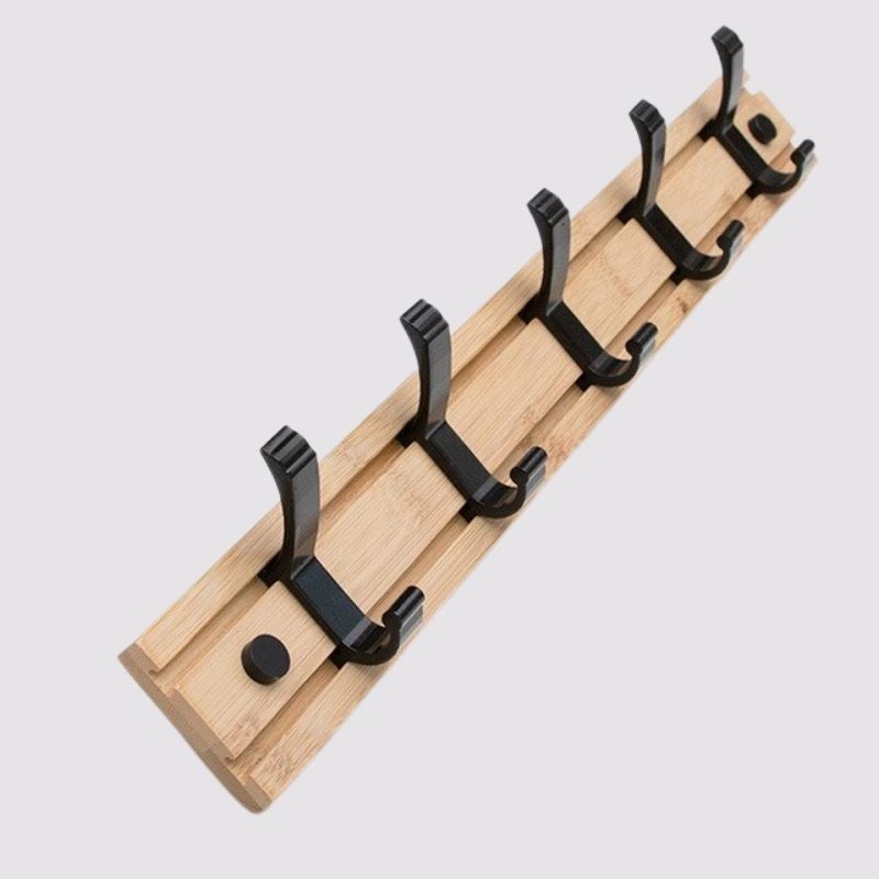 wooden-wall-mounted-coat-rackwall-decorliving-simply-house-430629 Wall Decor Wooden Wall Mounted Coat Rack - Living Simply House
